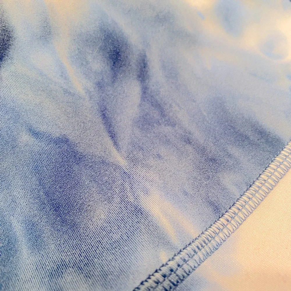 HARMONY BALANCE women’s athletic blue Tie-dye yoga pants leggings stretchy - Picture 4 of 4